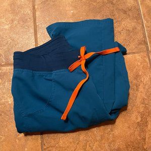Teal Alpine Figs Scrub Pants